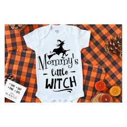 Mommy's little witch svg, Halloween svg, Happy Halloween svg, Witch svg