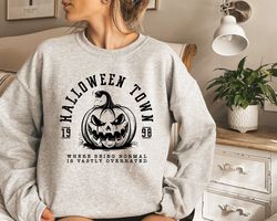 Halloween Town University Est 1998 SweatShirt PNG, Retro Halloween Shirt PNG, Halloween Crewneck Sweater, 2023 Halloween