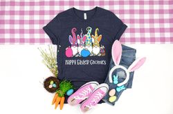 Happy Easter, Easter Gnomes Shirt PNG, Easter Gnomes Cute Bunny Shirt PNG, Gnomes Easter Shirt PNG, Bunny With Glasses S