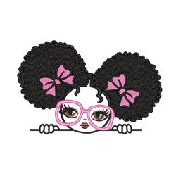 Girl Embroidery Design, 4 sizes, Instant download