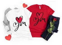 I Love You Shirt PNG, Valentines Day Shirt PNG, Heart Shirt PNG, Couple Matching Shirt PNG, Valentines Matching, Happy V