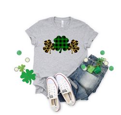 Clover Shirt PNG, Clover Cheetah Shirt PNG, Cheetah Shirt PNG, St Patricks Day Shirt PNG, St Patricks Day, Irish Shirt P