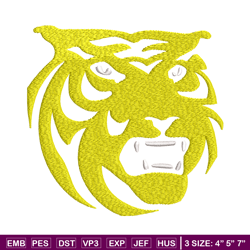 Colorado College Tigers embroidery design, Colorado College Tigers embroidery, Sport embroidery, NCAA embroidery.