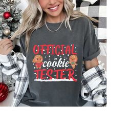 Official Christmas Cookie Taster Baking Baker Holiday Xmas T-Shirt Christmas Baking Team Holiday Girls Official Cookie T