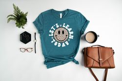 Lets Learn Today Shirt PNG, Leopard Teacher Shirt PNG, Teacher Life Shirt PNG, Teacher Appreciation Gift, Inspirational
