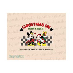 Christmas Main Street sign, Mickey Christmas svg, Christmas svg, Christmas Shirt svg, Funny Chritmas svg, Holiday svg, C