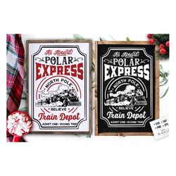 Polar express svg,  polar express poster svg, polar train svg,  Christmas express svg, Farmhouse Christmas poster svg,