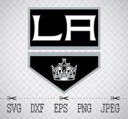 Los Angeles Kings SVG,PNG,EPS Cameo Cricut Design Template Stencil Vinyl Decal Tshirt Transfer Iron on