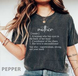 Mom Shirt  PngT-Shirt Png Mother Definition T-Shirt Png, Mama T-Shirt Png, Mother Noun Shirt Png, gift for Mother  Day,