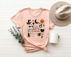 Halloween Party Shirt Png, Halloween Gift, Its The Most Wonderful Time Of The Year  Halloween Shirt Png,Halloween Tee wi