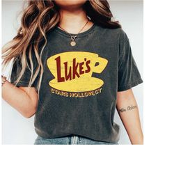 Luke's Diner Stars Hollow Shirt , Retro Text Luke's Diner T-Shirt, Vintage Style Stars Hollow Shirt Gift-179