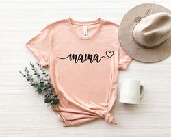 Mama Shirt Png, Comfort Colors Oversized Mama T-Shirt Png, Retro Boho Mama Shirt Png, Gift for Mom, Baby Shower Gift, Mo