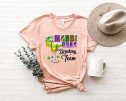 Mardi Gras Drinking Team Shirt Png, Saints Shirt Png, Fat Tuesday Shirt Png, Flower de luce Shirt Png, Louisiana Shirt P