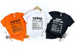 Nutrition Thanksgiving Food Shirt Pngs, Matching Thanksgiving Shirt Pngs, Funny Thanksgiving Shirt Pngs,Thanksgiving Fam