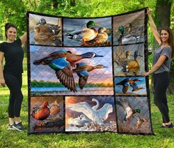 Duck Lovers Waterfowl Hunting Quilt 06895