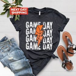 basketball mom shirt png, gameday shirt png, youth kids basketball tee, gameday basketball lightning leopard bolt shirt