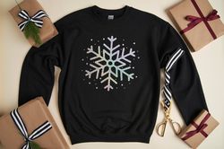Snowflake Christmas Sweatshirt, Snowflake Sweatshirt, Christmas Sweatshirt, Winter Sweatshirt, Santa Sweatshirt,Christma