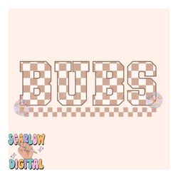 Bubs PNG-Brother Sublimation Digital Design Download-checkered png, checkers png, png for boys, color neutral png, tan p