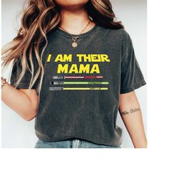 I Am Their Mama Personalized Comfort Colors Shirt, Custom I am Their Mama Tshirt, Mommy Gift Shirt, Mom Shirt With Kids