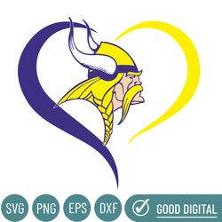 Minnesota Vikings Logo Svg, Minnesota Vikings Svg, Sport Svg, Football Teams Svg, NFL Svg