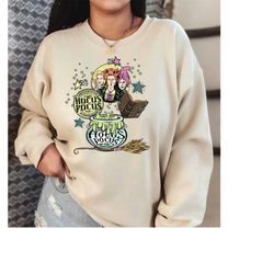 Hocus Pocus Halloween Sweatshirt, Sisters Holloween Sweatshirt, Halloween Sweatshirt, Vintage Just a Bunch of Hocus Pocu