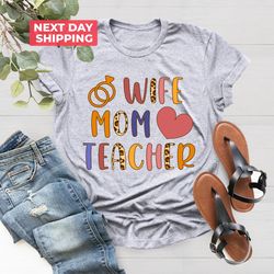 Teaching Mom Shirt PNG For Educator Mama, Cute Mom TShirt PNG For Mothers Day, Gift For Working Mama, Gift For Mothers D