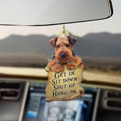 Airedale Terrier Car Hanging Ornament - Cute Gift for Dog Lovers