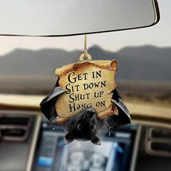 Cute Bat Car Hanging Ornament - Fun & Stylish Rear View Mirror Accessory