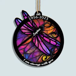 Personalized Custom Suncatcher Layer Mix Ornament - A Heartwarming Christmas & Memorial Gift for Family