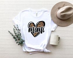 Mimi Shirt Png, Leopard Print Mimi Shirt Png, Mothers Day Shirt Png, Gifts for Mom,Cheetah Mimi Shirt Png for Mothers Da