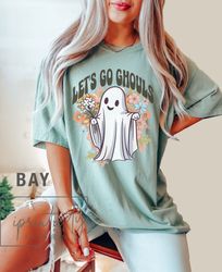 Comfort Colors, Lets go ghouls Shirt Png, Vintage Halloween Shirt Png, Retro Fall Shirt Png, Fall Shirt Png, Vintage Gho