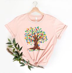 Autism Puzzle Piece Shirt PNG, Autism Mom Shirt PNG, Neurodiversity Shirt PNG, Autism Awareness Shirt PNG, Autistic Tree
