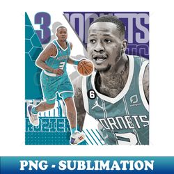 terry rozier basketball paper poster hornets  7 - digital sublimation download file - bold & eye-catching