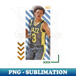 Keyonte George basketball Paper Poster Jazz 9 - Professional Sublimation Digital Download - Perfect for Creative Projects