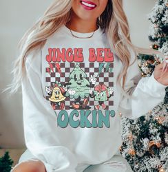 Jingle Bell SweaT-Shirt Png, Rockin SweaT-Shirt Png, Retro Christmas SweaT-Shirt Png, Christmas season,   Christmas, Jin