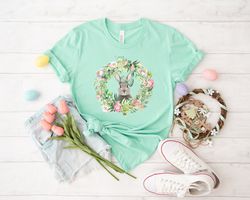 Easter Shirt PNG For Women, Easter Bunny Shirt PNG, Flower Easter Shirt PNG, Happy Easter Shirt PNG, Cute Bunny Shirt PN
