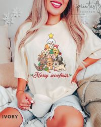 Merry Woofmas Shirt Png, Christmas dogs T-Shirt Png, Woofmas Christmas Shirt Png, dogs lover T-Shirt Png,   Christmas, d