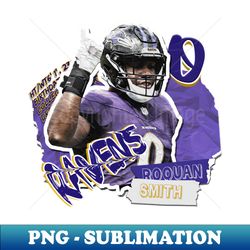 Roquan Smith Football Paper Poster Ravens 11 - Artistic Sublimation Digital File - Unlock Vibrant Sublimation Designs