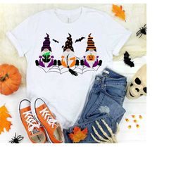 Halloween Gnomes SVG Funny Halloween T Shirt Design for Kids, Newborns, Toddlers - Cut Files for Cricut, Silhouette