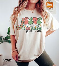 Retro Christmas Christian Shirt Png, Retro Chritmas tee, holiday apparel, Holiday apparel,   Christmas, comfort color, H