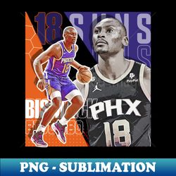 Bismack Biyombo basketball Paper Poster Suns 7 - Premium PNG Sublimation File - Unleash Your Creativity