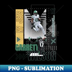 garrett wilson football paper poster - Sublimation-Ready PNG File - Boost Your Success with this Inspirational PNG Download