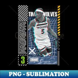 Jaden McDaniels Basketball Design Poster Timberwolves - High-Resolution PNG Sublimation File - Defying the Norms