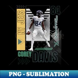 corey davis football paper poster - Unique Sublimation PNG Download - Bold & Eye-catching
