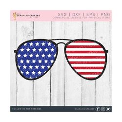 Patriotic Sunglasses SVG - Summer Svg - Sunglasses Svg - Beach Svg - Summer Sunglasses Svg - 4th of July Svg - Cricut - Silhouette