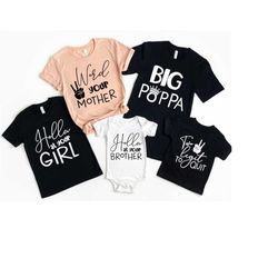 Family Matching T Shirts SVG Design - Word To Your Momma, Big Poppa, Holla at your Sister Brother - Two Legit to Quit -