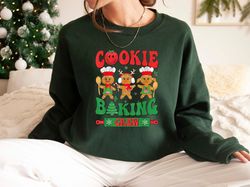 Cookie Baking Crew Shirt Png, Cute Christmas Cookies TShirt Png, Christmas Themed SweatShirt Png, Xmas Family Gathering