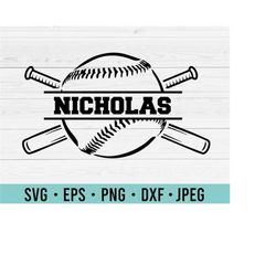 Softball Ball and Bat SVG | Softball SVG | Softball Shirt SVG Files for Cricut Silhouette | Baseball Svg | Game Day Shir