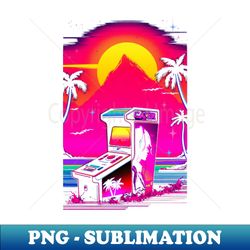 Retrowave Gamer - Digital Sublimation Download File - Transform Your Sublimation Creations