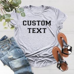 custom your text shirt pngs, customized v-neck shirt pngs, unisex crewneck custom baby bodysuit, custom womens tank top,